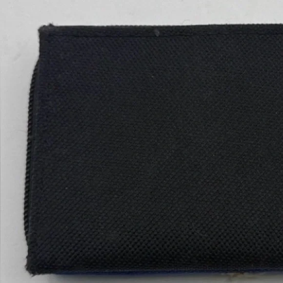 Vtg Looney Tunes Taz Embroidered Tasmanian Devil Blue Canvas Wallet Keychain Zip - Picture 10 of 12